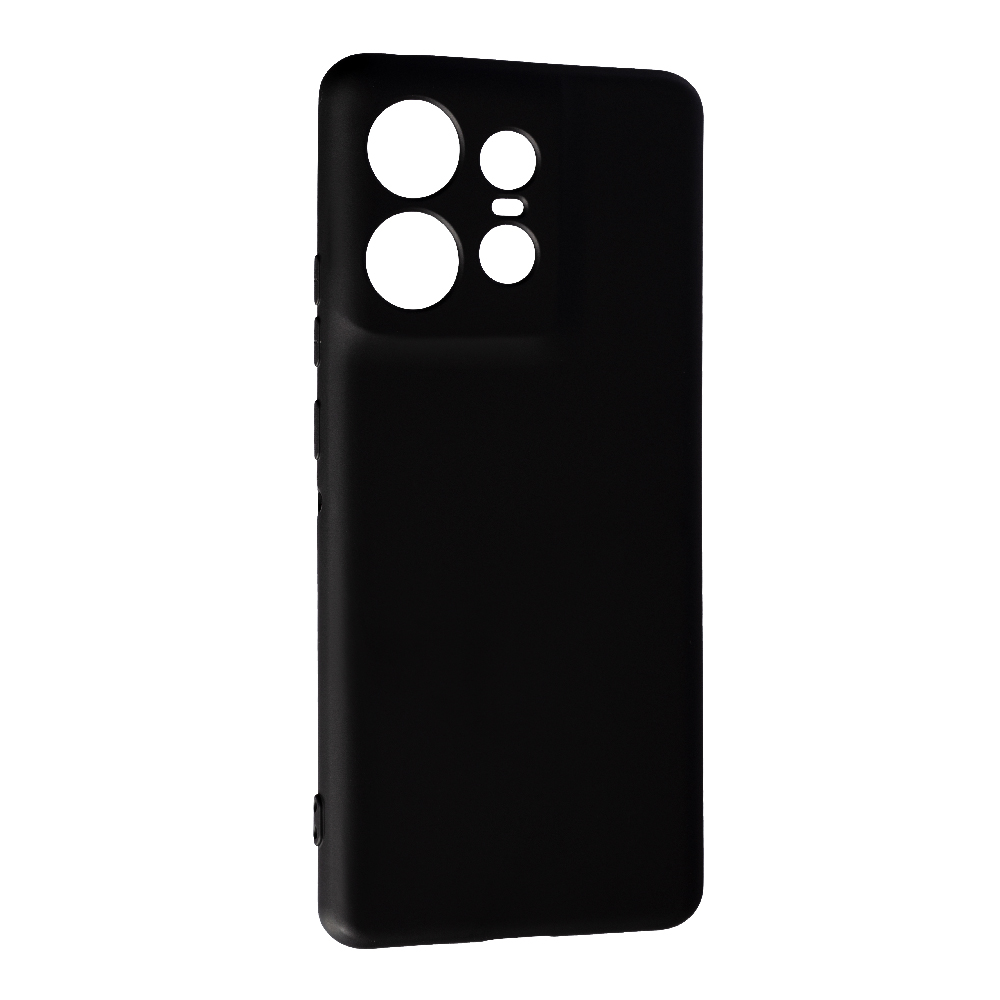 Накладка Silicone case SMTT для Motorola Edge 50 Pro (Black)-0